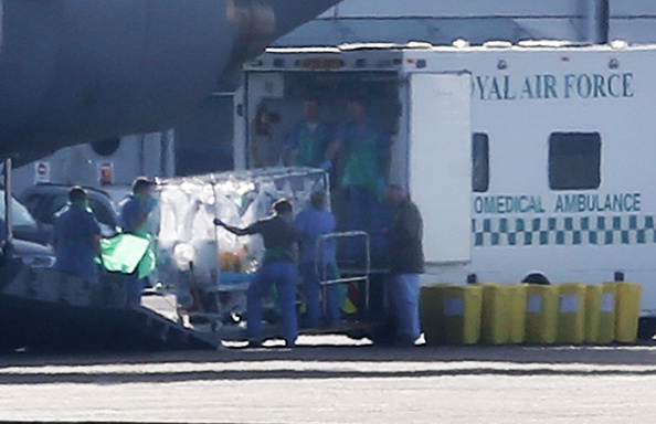 Ebola Patient Arrives In UK Ebola Patient Arrives In UK