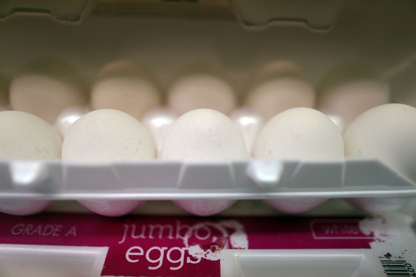 The price of eggs will probably rise because avian flu has hit egg-laying chickens. The price of eggs will probably rise because avian flu has hit egg-laying chickens.