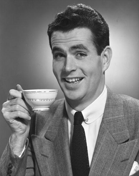 Man drinking coffee Man drinking coffee