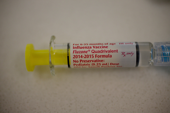 A flue vaccine. This year's flu season is off to a slow start. A flue vaccine. This year's flu season is off to a slow start.