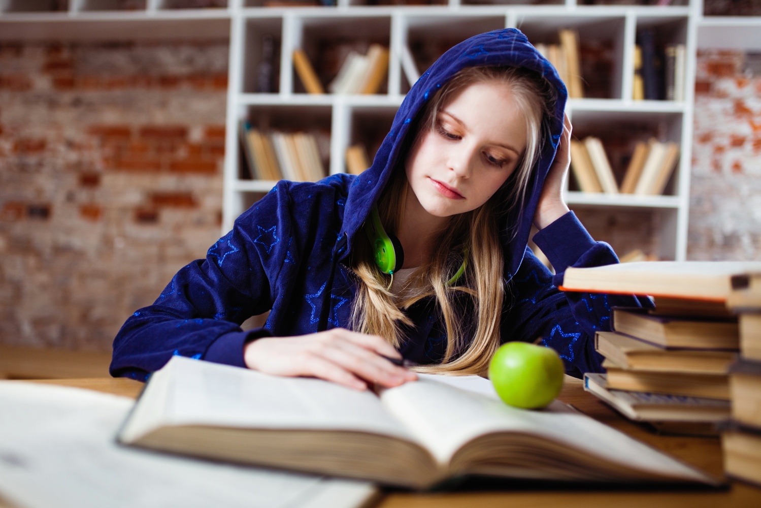 A teem studying