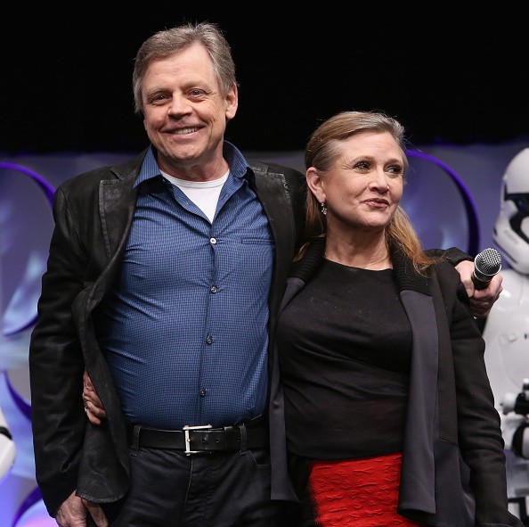 Mark Hamill and Carrie Fisher, "Star Wars: The Force Awakens" Episode VII