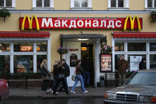 Four McDonald's branches in Russia has already been shutdown in what appears to be a result of strained relations between the country and the United States.