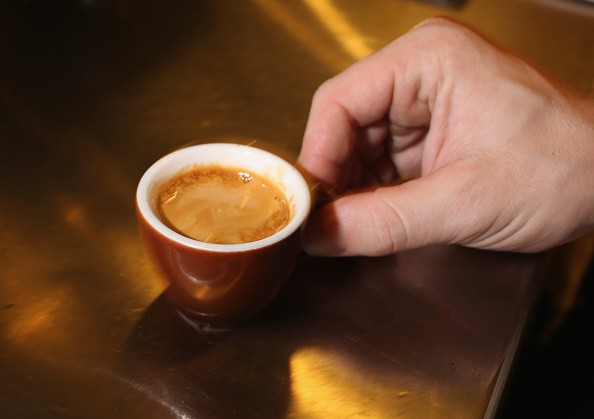 Unlike with a cup of espresso like this, you can overdose on pure caffeine powder. 