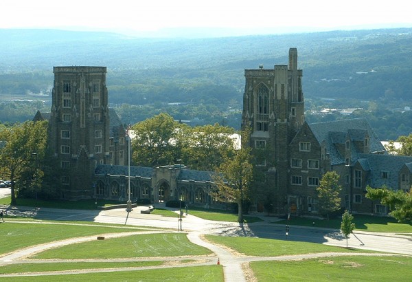 View on Cornell Campus, Ithaca, NY