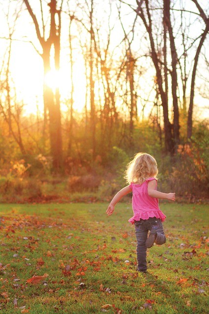 Little Girl in Autumn