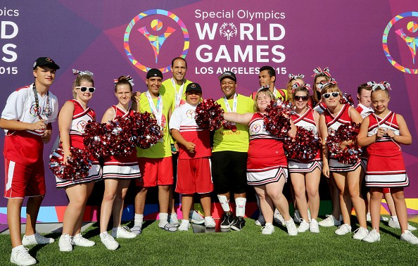 Special Olympians and their supporters at the World Games in Los Angeles. 