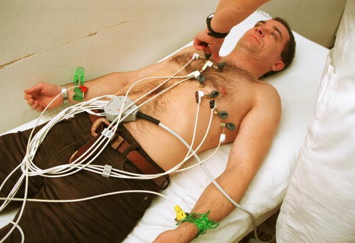 A man undergoing an electrocardiogram. Cardiology research will be undergoing a change in the way research is funded, leading to more pragmatic studies. 