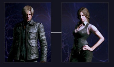 Leon and Helena of Resident Evil 6
