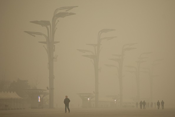 Recent smog in Beijing. 