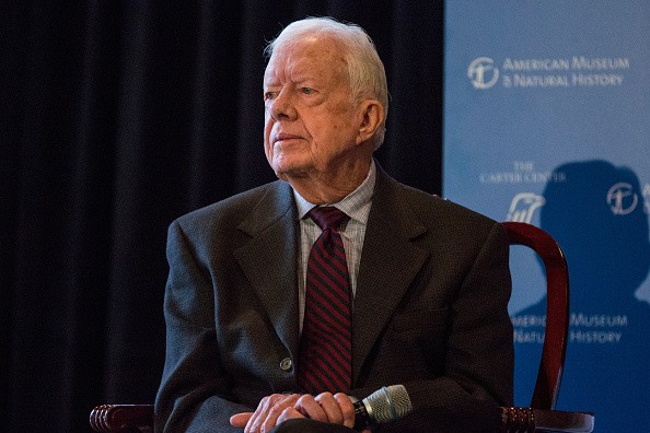 Jimmy Carter Opens Exhibit In New York City On Defeating Disease