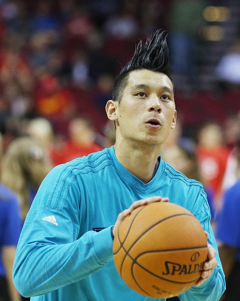 Jeremy Lin at the Charlotte Hornets v Houston Rockets Dec. 21.