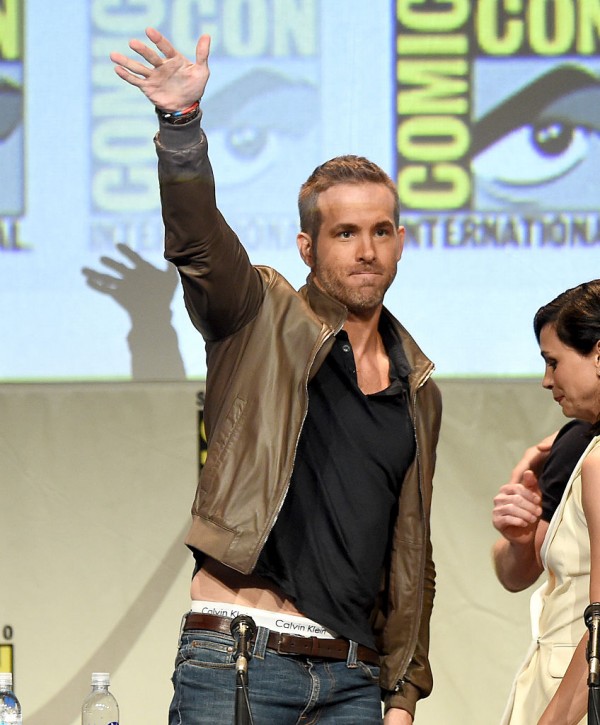 Ryan Reynolds from 'Deadpool' speaks onstage at the 20th Century FOX panel during Comic-Con International 2015