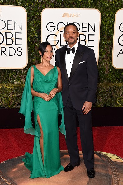Will Smith And Wife Jada Pinkett Smith at 73rd Golden Globe Awards