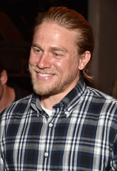 Charlie Hunnam at a 2014 "Sons of Anarchy" event.