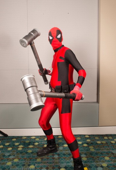  Christopher Gregg as Deadpool attends Nashville Comic Con 2013 at Music City Center on October 19, 2013 in Nashville, Tennessee