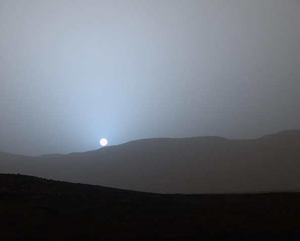 Sunset in Mars