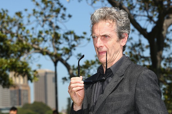 SYDNEY, AUSTRALIA - NOVEMBER 20: Dr Who's Peter Capaldi poses durnig a media call at Mrs Macquarie's Chair on November 20, 2015 in Sydney, Australia.