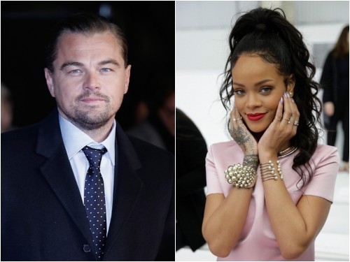 Leonardo DiCaprio and Rihanna