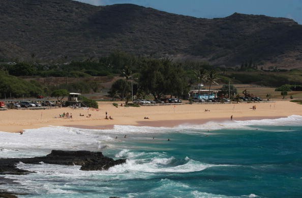 A view of a Hawaii beach, one of the reasons why that state ranks highest in surveys of well-being. 