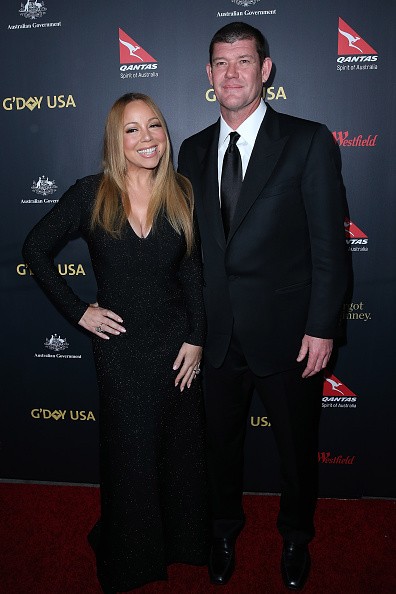 Mariah Carey And James Packer at 2016 G'Day Los Angeles Gala - Arrivals