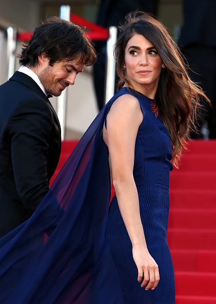 Nikki Reed and Ian Somerhalder attend the 'Youth' Premiere during the 68th annual Cannes Film Festival on May 20, 2015 in Cannes, France. 