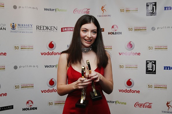 Lorde at 'Vodafone New Zealand Music Awards'