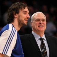 Paul Gasol And Phil Jackson