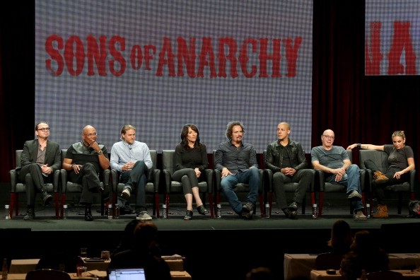 "Sons of Anarchy" cast at the 2014 Summer TCA Tour.