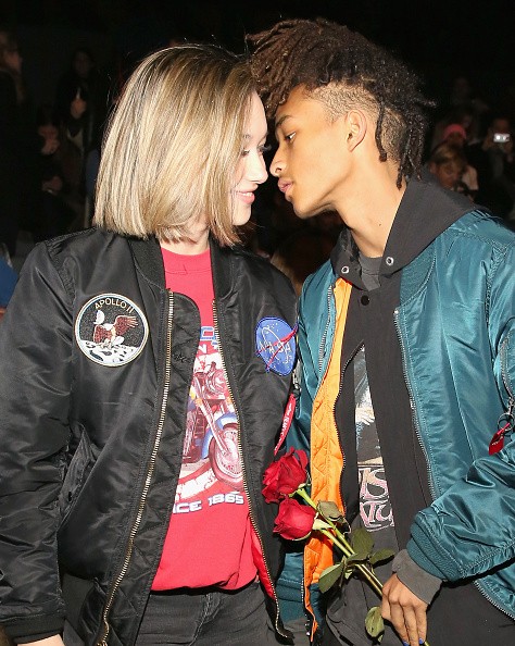 Sarah Snyder and Jaden Smith at NYFW 2016