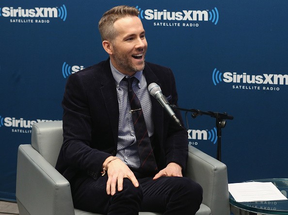 Actor Ryan Reynolds takes part in SiriusXM's Entertainment Weekly Radio Special with Ryan Reynolds hosted by Jess Cagle at SiriusXM Studio on February 10, 2016 in New York City. 