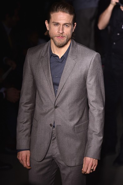 Charlie Hunnam at the CALVIN KLEIN COLLECTION Milan Show in 2015.