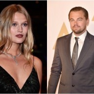 Toni Garrn and Leonardo DiCaprio