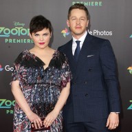 Actress Ginnifer Goodwin (L) and actor Josh Dallas attend the Premiere of Walt Disney Animation Studios' 'Zootopia' at the El Capitan Theatre on February 17, 2016 in Hollywood, California. (