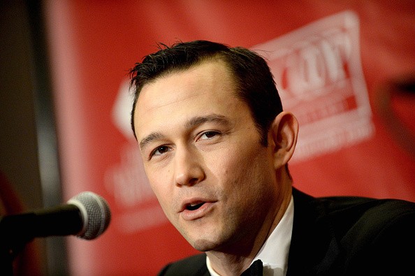Joseph Gordon-Levitt attends a press conference after being honored with Hasty Pudding Man of the Year award February 5, 2016 in Cambridge, Massachusetts. 