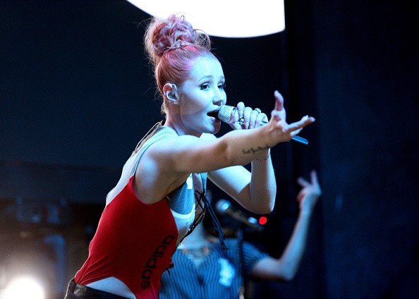 Rapper Iggy Azalea performs onstage during the Sports Illustrated Experience Friday Night Party on February 5, 2016 in San Francisco, California. 
