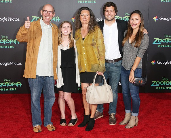 Actor Don Lake (L) and his family attend the Premiere of Walt Disney Animation Studios' 'Zootopia' at the El Capitan Theatre on February 17, 2016 in Hollywood, California.