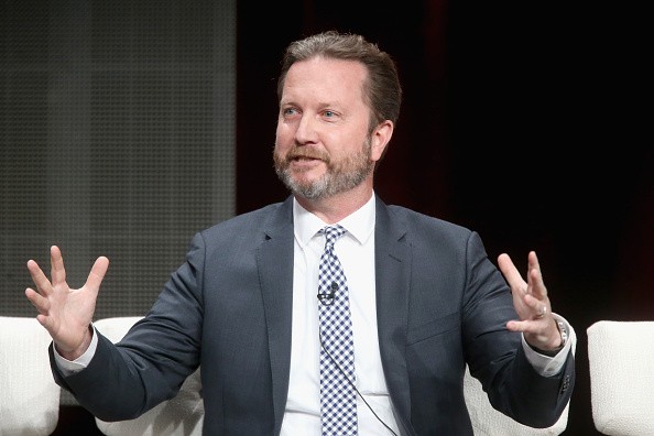 Executive producer John Coveny speaks onstage during the 'Longmire' panel discussion at the Netflix portion of the 2015 Summer TCA Tour at The Beverly Hilton Hotel on July 28, 2015 in Beverly Hills, California. 
