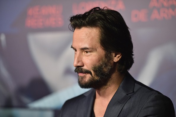Actor Keanu Reeves attends the premiere of Lionsgate's 'Knock Knock' at TCL Chinese 6 Theatres on October 7, 2015 in Hollywood, California.