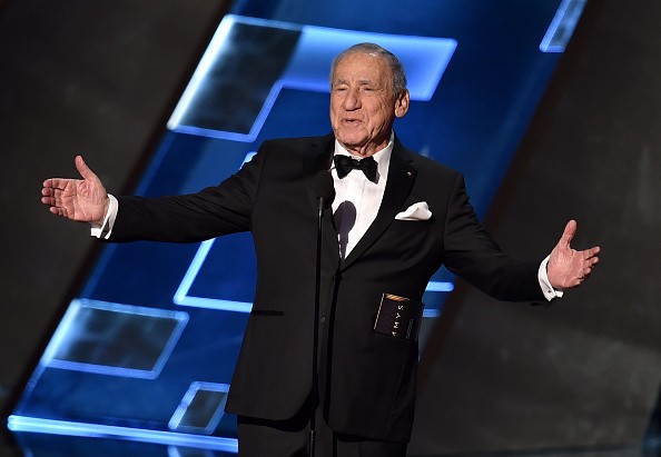 Actor/writer Mel Brooks speaks onstage during the 67th Annual Primetime Emmy Awards at Microsoft Theater on September 20, 2015 in Los Angeles, California. 
