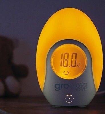 (VIDEO Review) Gro-egg Colour-changing Digital Baby Children Kids Room Night Light Thermometer