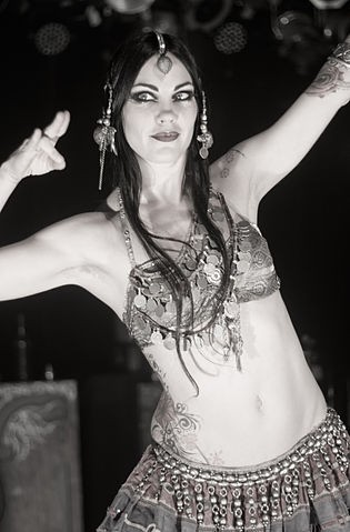 Belly dancer, musician with Beats Antique
