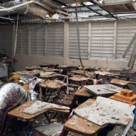 Classroom Damaged by Hurricane Maria (IMAGE)