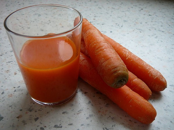 Carrots are a root vegetable which is bright orange in color and has a sweet tasting juice. It is possible to make carrot juice by yourself at home if you own a juicer, but you can also find it ready-made at certain places such as juice bars or in some gr
