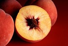 Peaches are delicious, attractive fruits with velvety red and yellow skin. The originated in China, and were brought to the West by Alexander the Great and the Romans. The Spaniards brought them to the Americas during the 16th century. Peaches have a plac