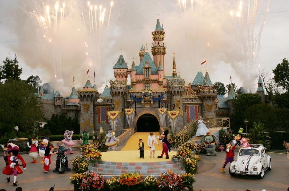 Several people have caught measles and Disneyland, shown here, and Disney California Adventure theme parks. 