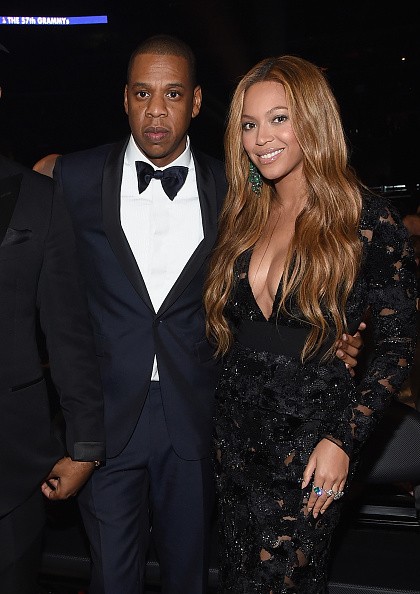 Beyonce and Jay Z at the Grammys
